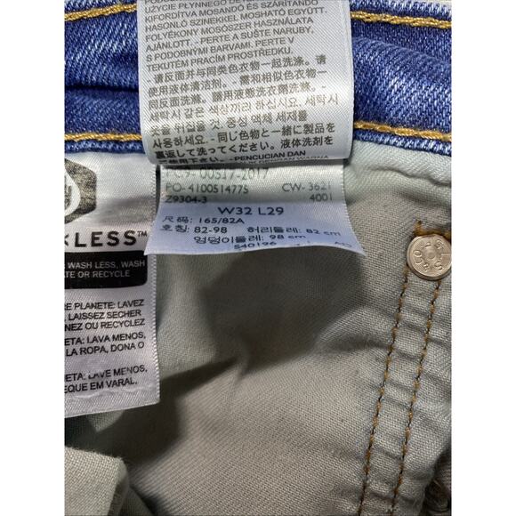 Levis 517 Jeans Mens Tag 32x29 Actual 32x26 Blue Bootcut Western Americana - Picture 8 of 14